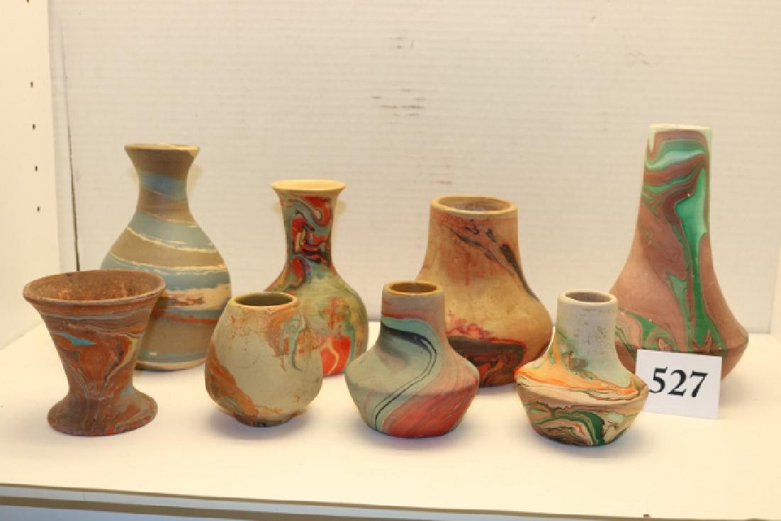 8 Assorted Pottery Items: Vases- Bowls (1 of 1)