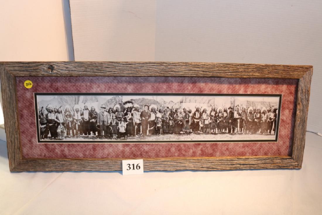 Framed Print Buffalo Bills Wild West Show Cast: Framed Print Buffalo Bills Wild West Show Cast (Reprint)
