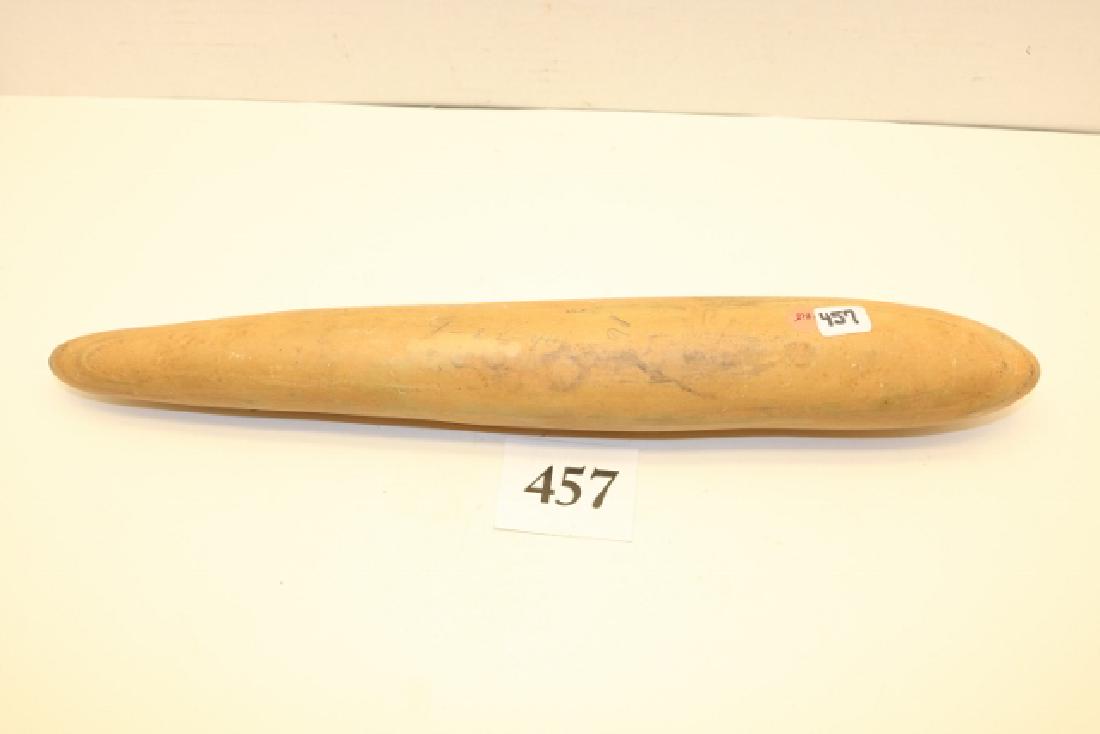 Stone Club, Roller Pestle: 14 7/8" Stone Club, Highly Polished Roller Pestle? Western US