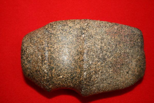 3/4 GROOVED AXE: ¾ GROOVED AXE, GRANITE, 5", HANCOCK CO., OH.