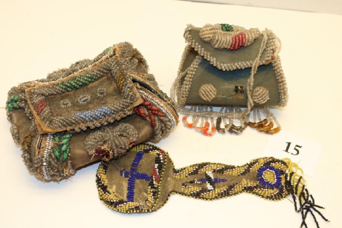 3 Beaded Mohawk-Tuscarora Whimseys (1 of 1)