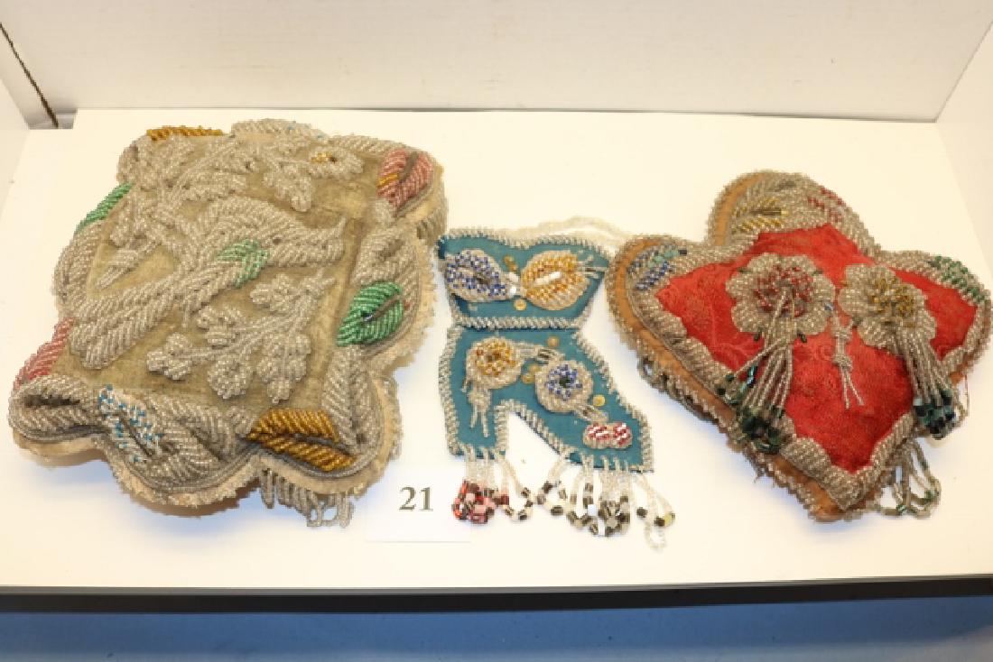2 Beaded Iroquois Pillows (1 of 1)