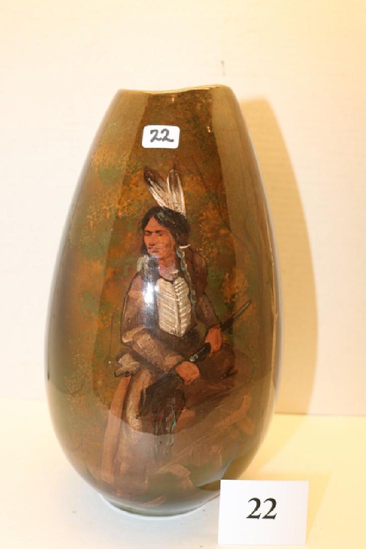1885 Vase with Indian/Gun (1 of 6)
