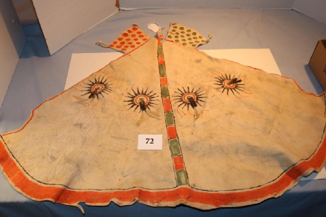 Miniature Comanche Teepee Model: Miniature Painted Comanche Teepee Model