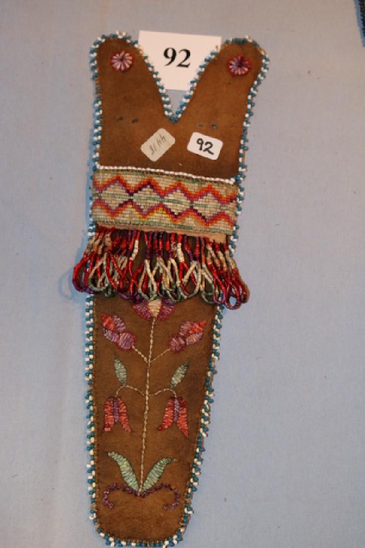 12” Quilled Knife Sheath (1 of 4)