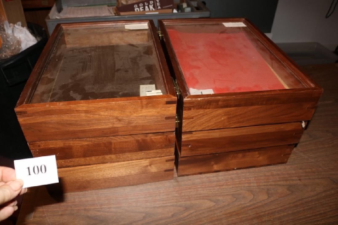 (6) Glass & Wood Showcases (1 of 4)