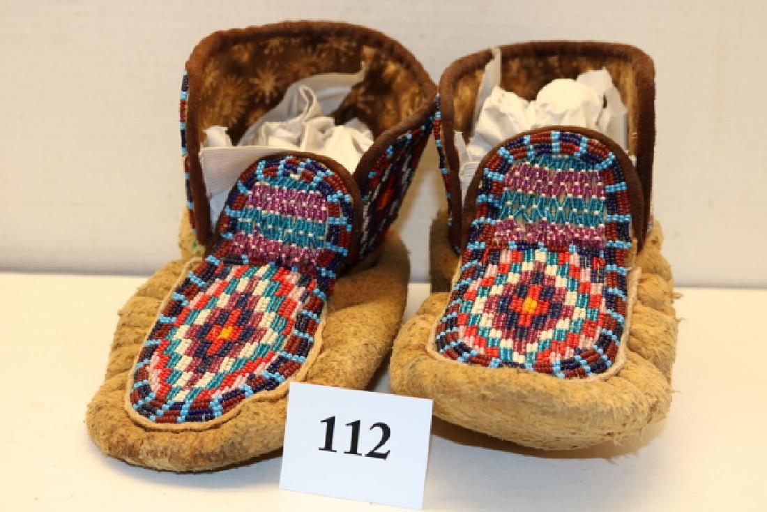 Pair Bead High Top Moccasins (1 of 3)