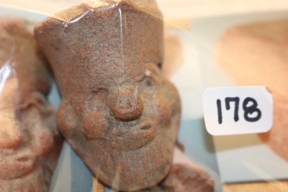 Stone Human Head Effigy Pipe (1 of 2)