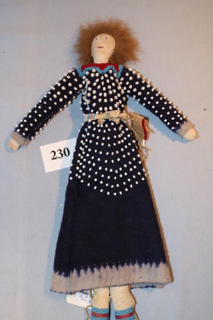 Bead Decorated Cheyenne Female Doll (1 of 2)