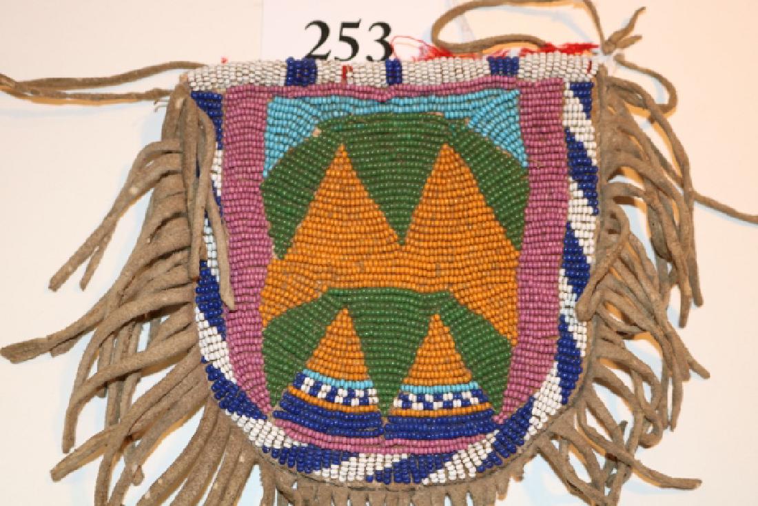 Beaded Fringed Pouch (1 of 2)