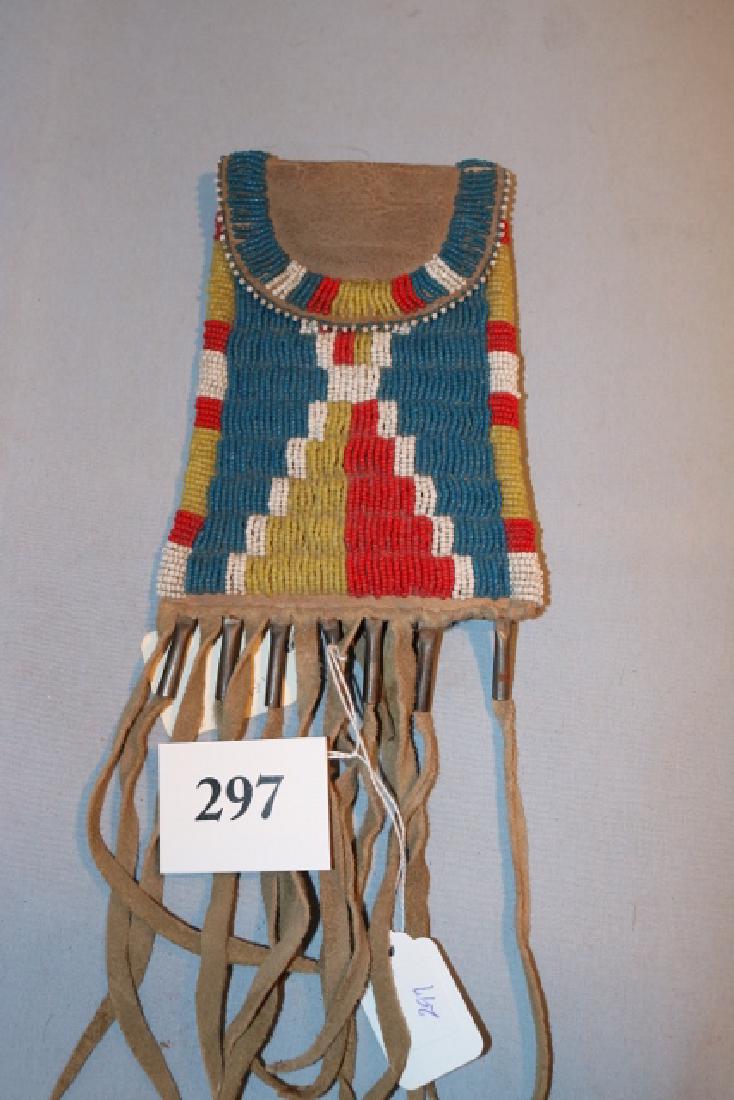 4” x 6” Beaded Fringed Bag (1 of 3)