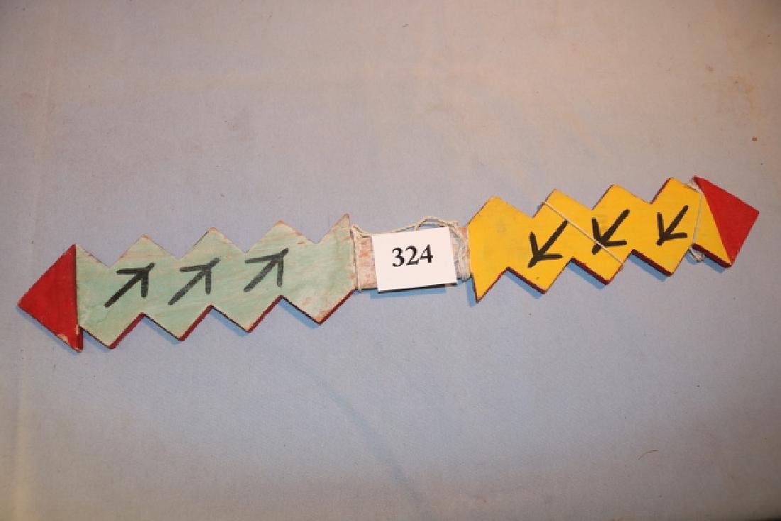 Polychrome Wood Hopi Dance Stick (1 of 2)