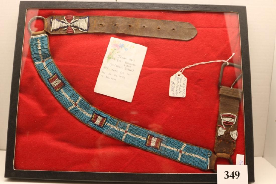 44” Crow Beaded Belt (1 of 1)