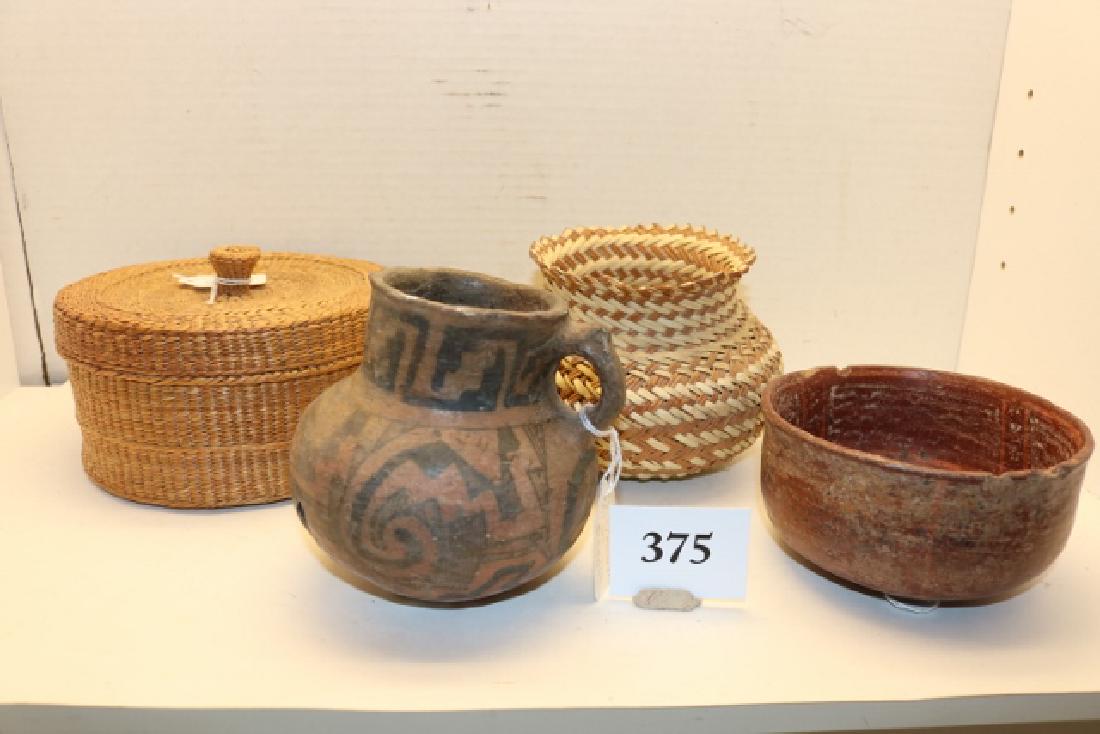 Lidded Basket, Basket Bowl (1 of 1)