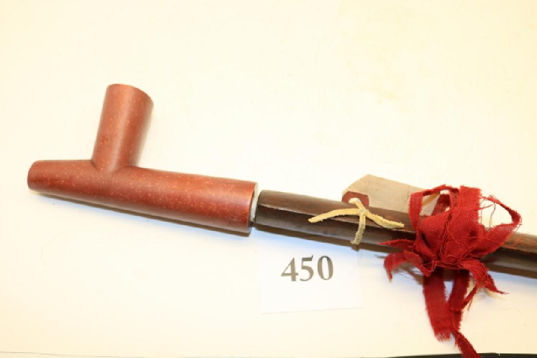 Pipe Stem with 5” Catlinite Pipe (1 of 2)