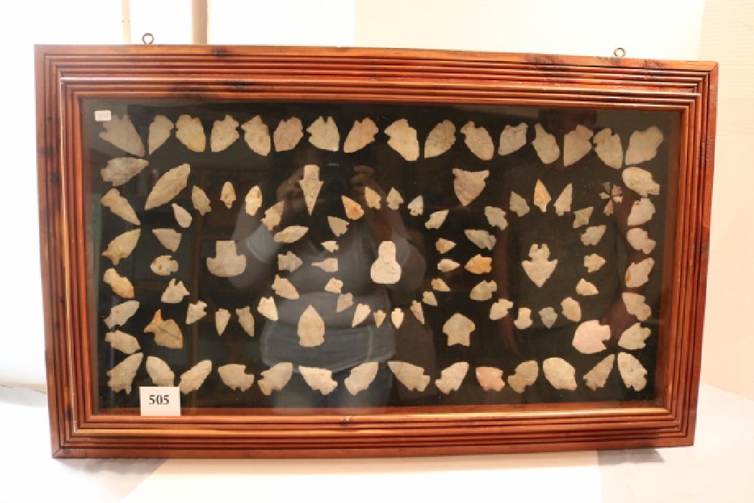 Display Frame with Flint Points (1 of 3)