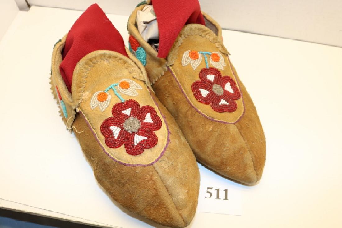 Pair Man’s Woodland Moccasins (1 of 3)
