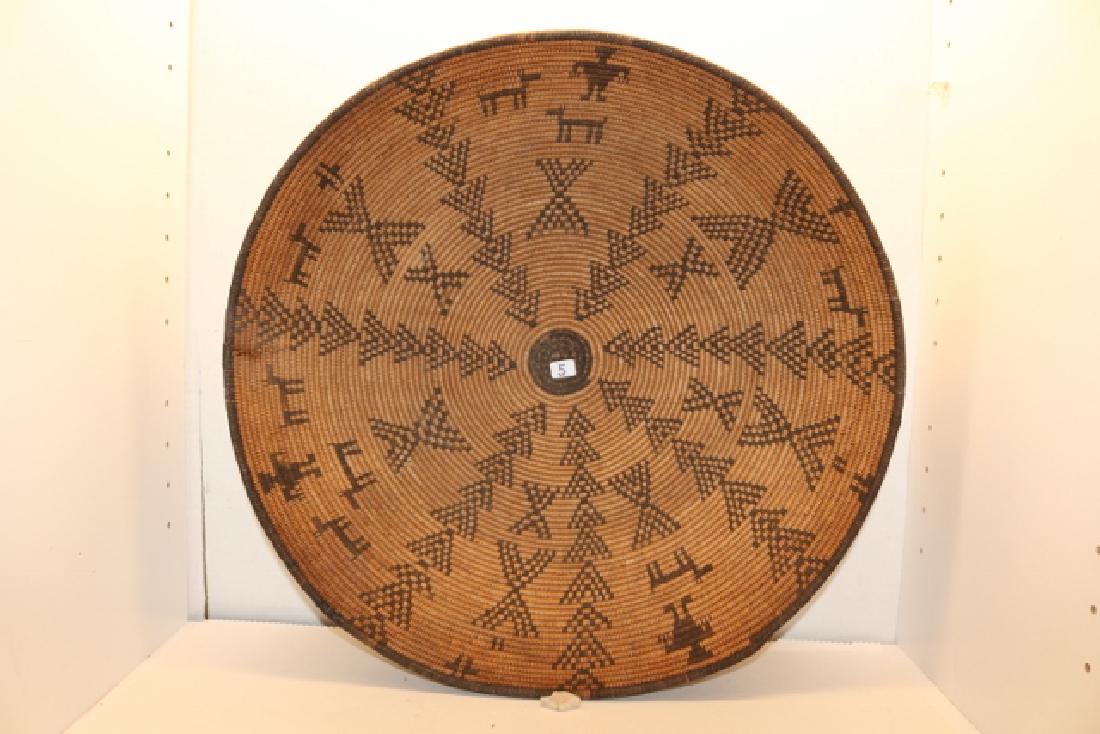Apache Basketry Bowl, Human Figures (1 of 3)