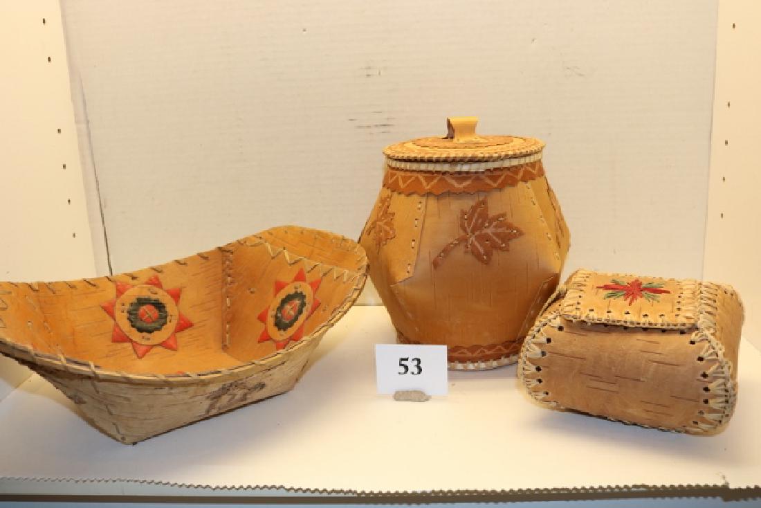 3 Birch Bark Containers (1 of 1)