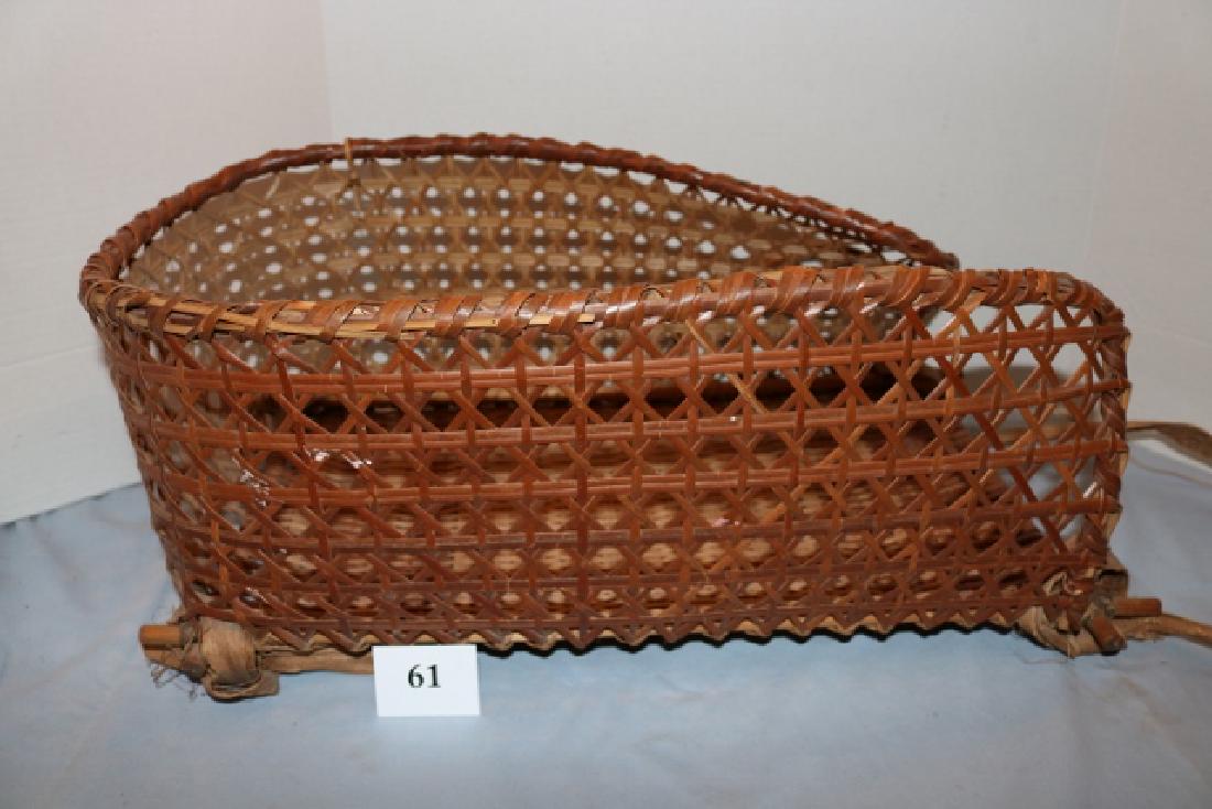Woven Basketry Cradle Board (1 of 3)
