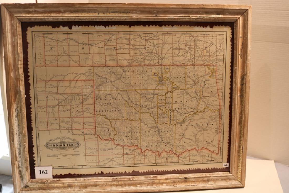 Map of Railroad and County “Indian Territory" (1 of 3)