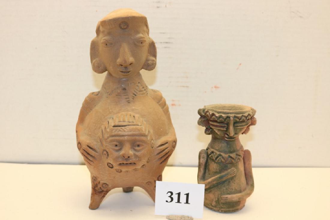 Male Pottery Figural Jar (1 of 2)