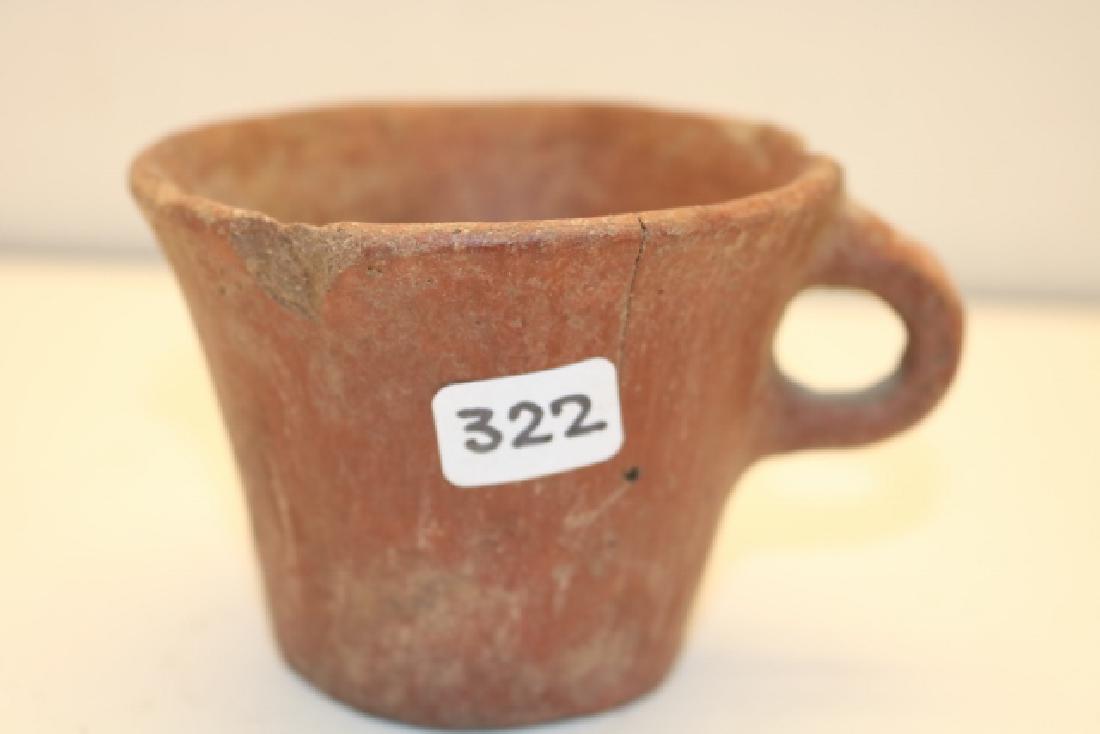 Redware Handled Cup (1 of 2)