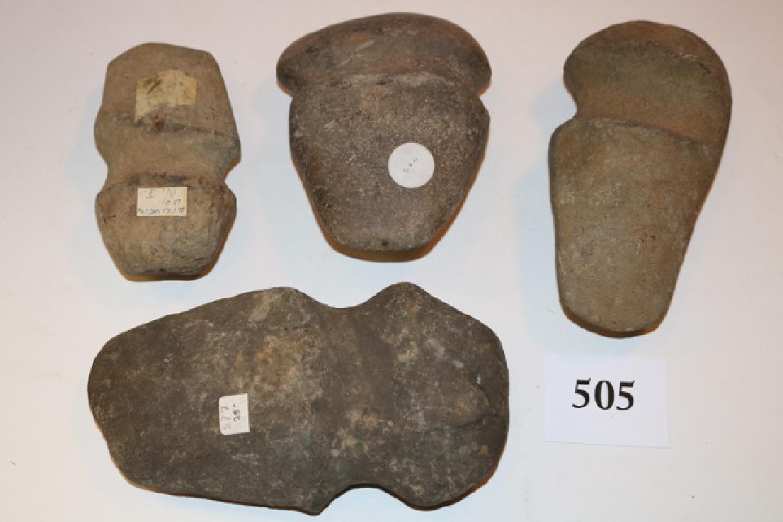 4 Assorted Stone Axes (1 of 1)