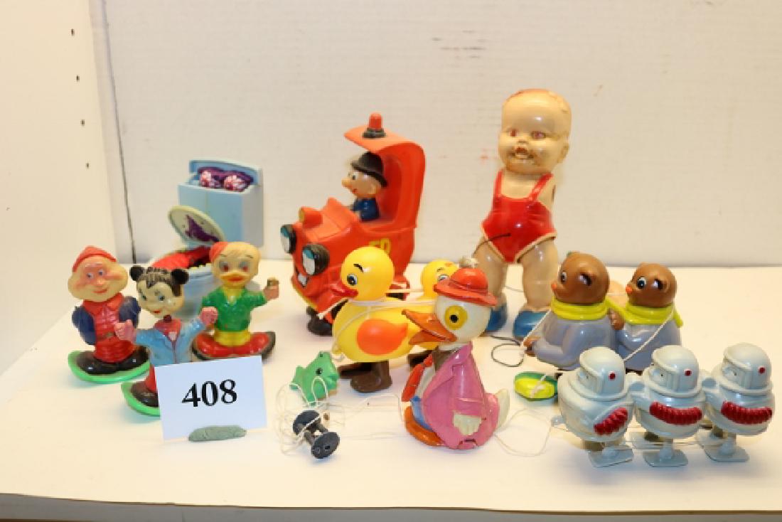 10 Ramp Walkers: 10 Ramp Walkers – Toilet Monster, Fire Truck, Robots, Animals & Doll needs repaired