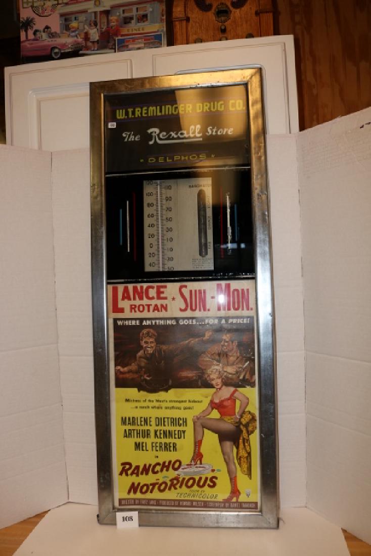 Movie Card Holder Thermometer & Barometer (1 of 4)