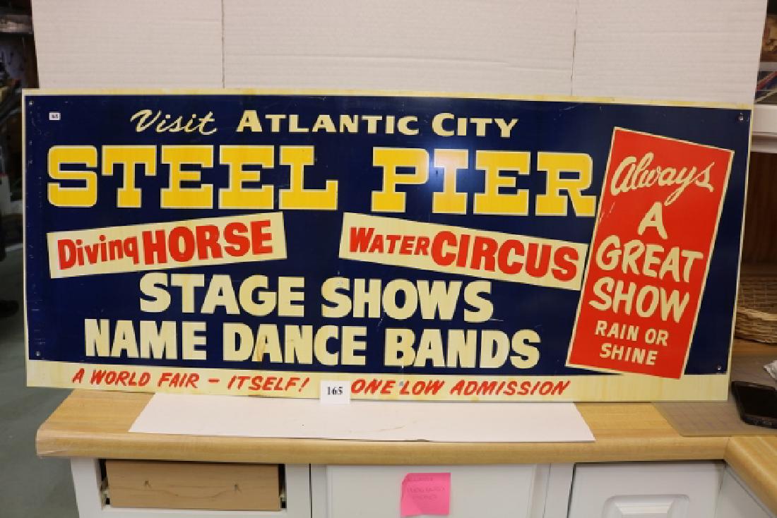 Steel Pier Sign - WILL NOT SHIP (1 of 1)