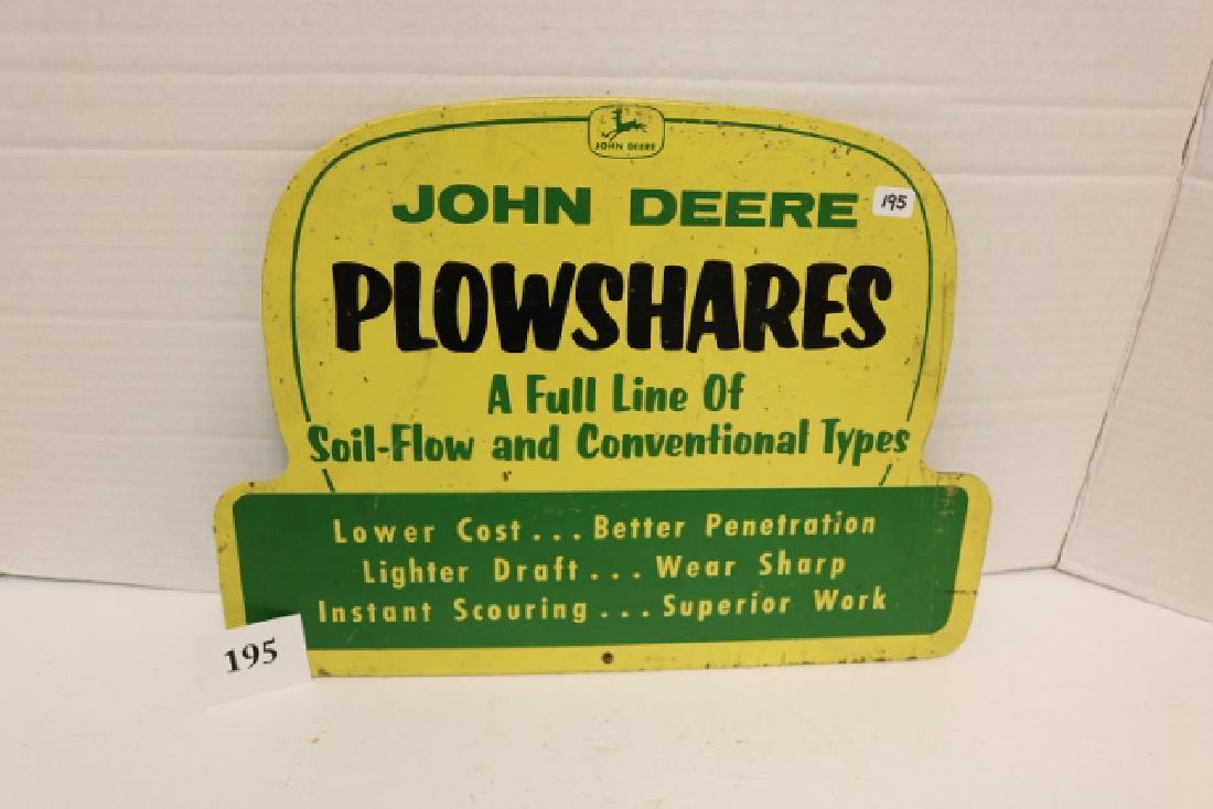J.D. Plowshares Double Sided Sign: J.D. Plowshares Double Sided 15” x 11”