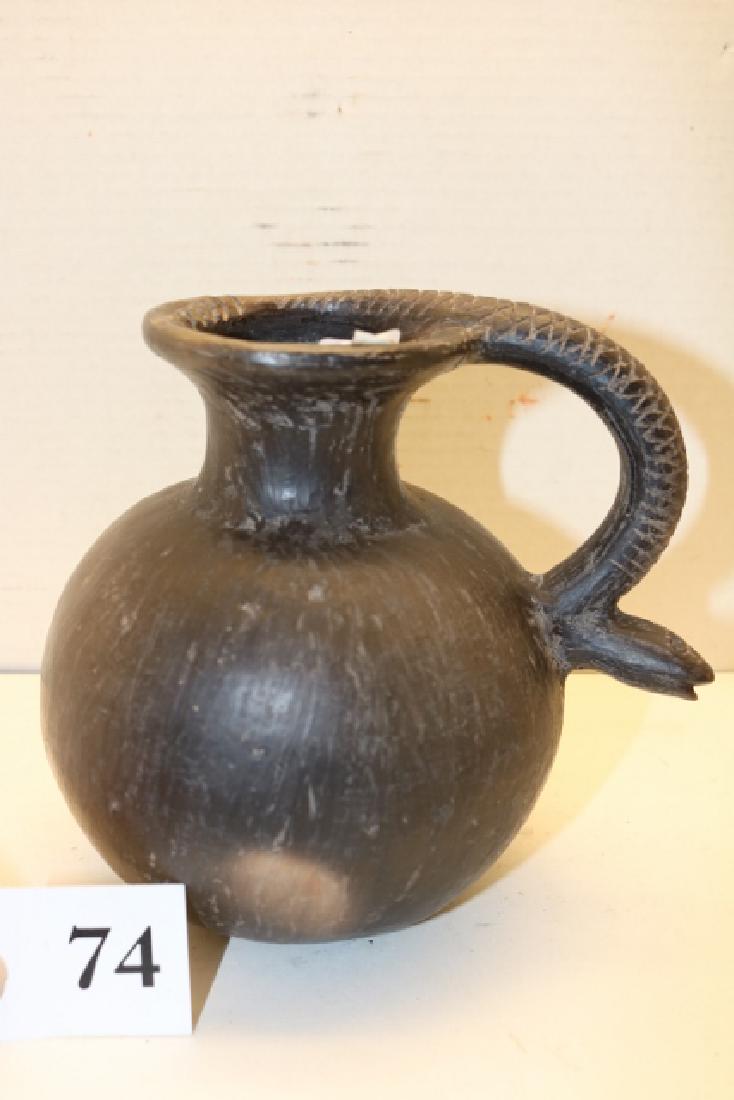 Pottery Snake Effigy Jar (1 of 3)
