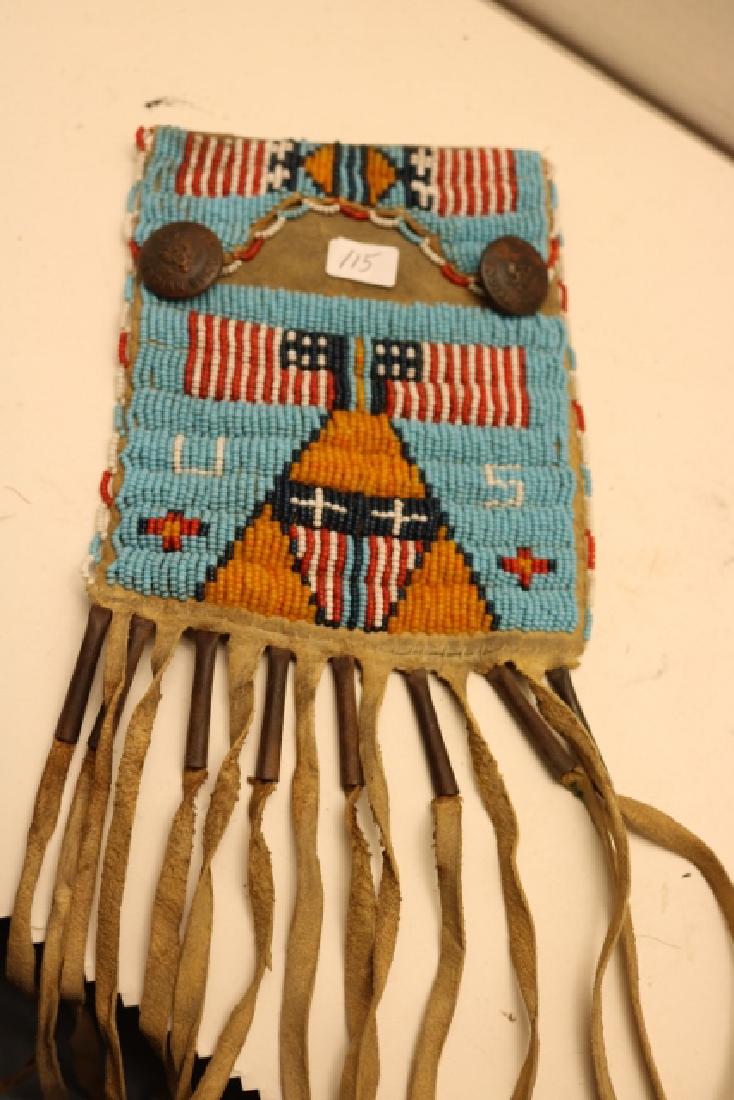 Beaded One Side Patriotic Bag (1 of 3)