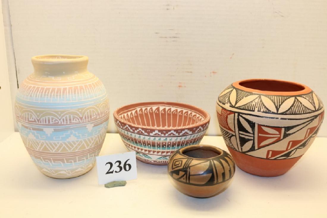 4 Assorted Pottery Items, Jemez Bowl (1 of 1)