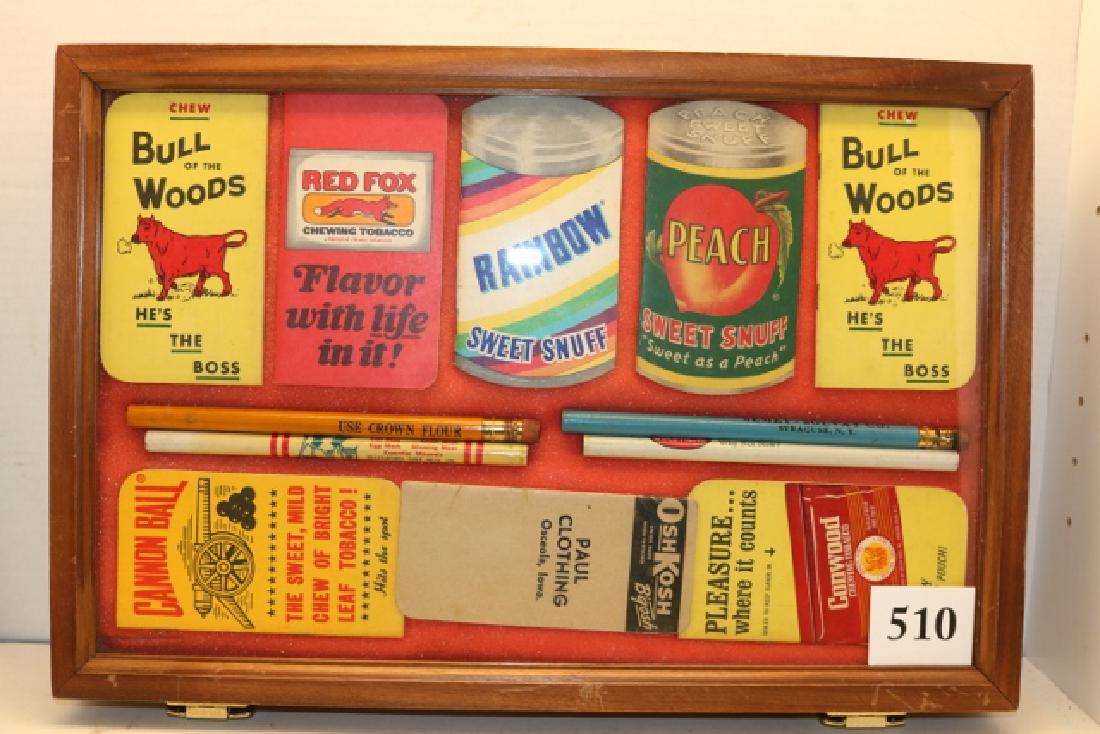 Frame with 8 Advertising Tablets and 4 pencils (1 of 1)