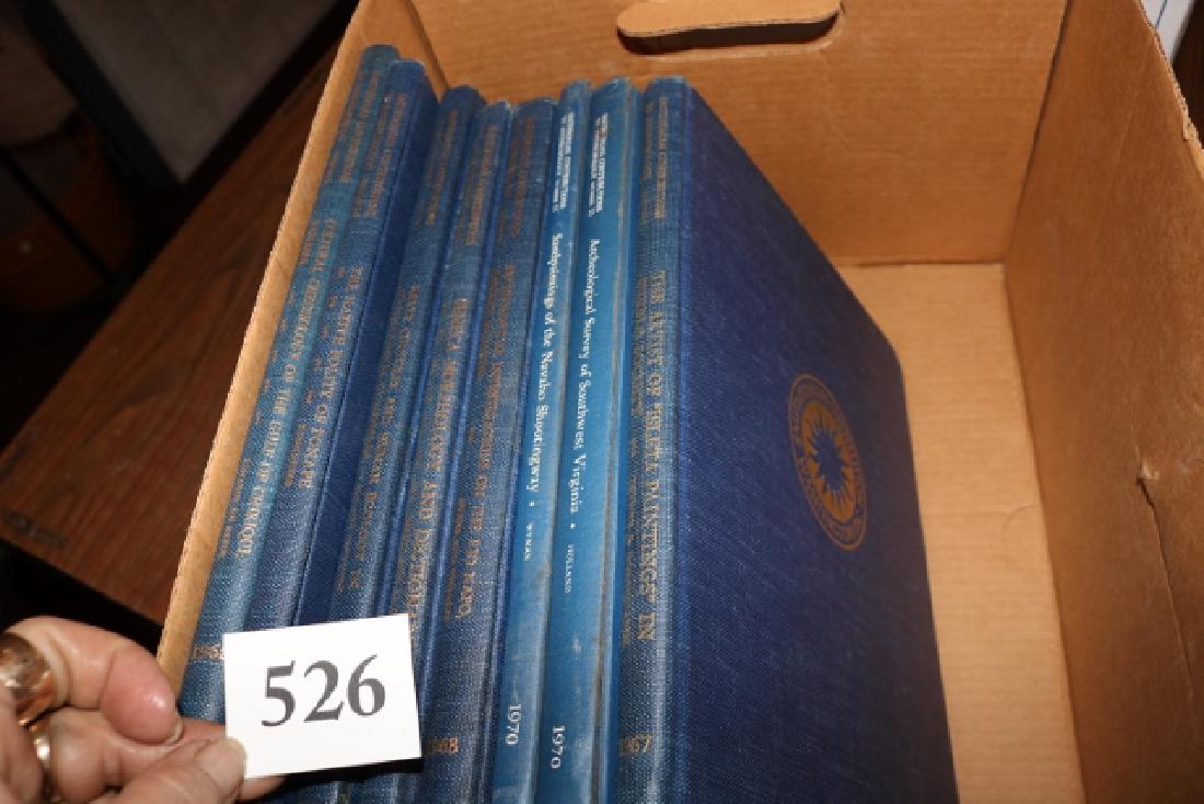 8 Books “Smithsonian Contributions to Archaeology (1 of 2)