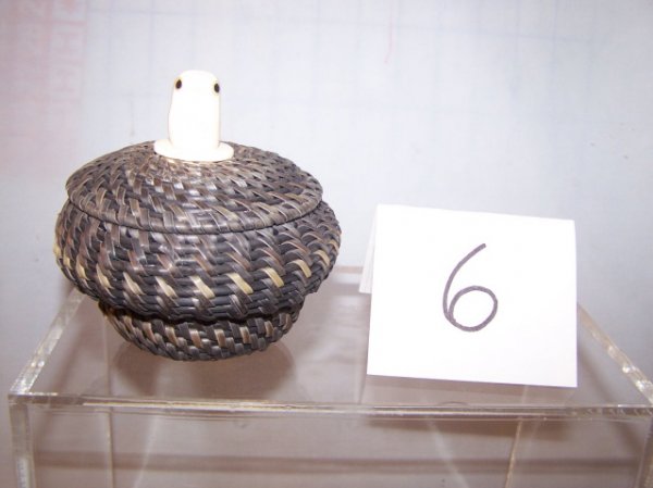Lidded Baleen Basket