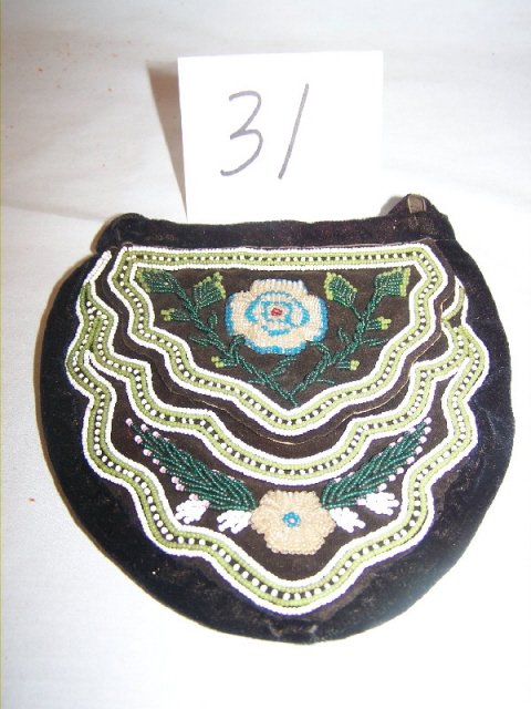 Mohawk Beaded Bag