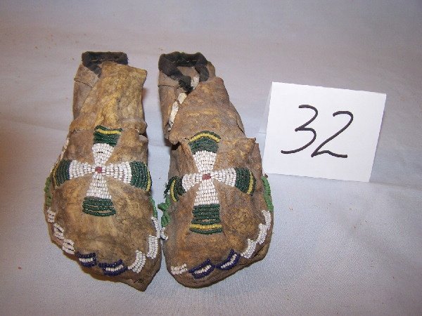 Beaded Child's Moccasins