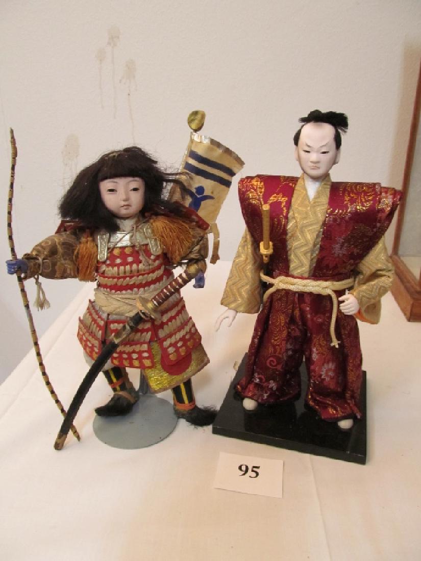 2  Japanese Samurai Dolls - WILL NOT SHIP (1 of 2)
