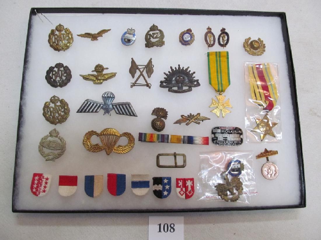 Large Frame British Insignias & Medals (1 of 2)