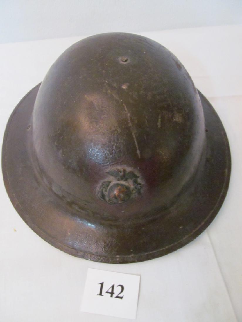 WWI USMC Doughboy Metal Helmet (1 of 5)