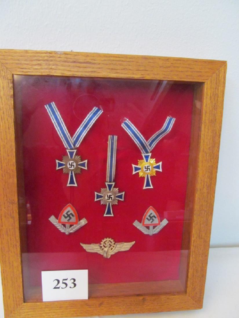Framed German WWII Awards (1 of 2)