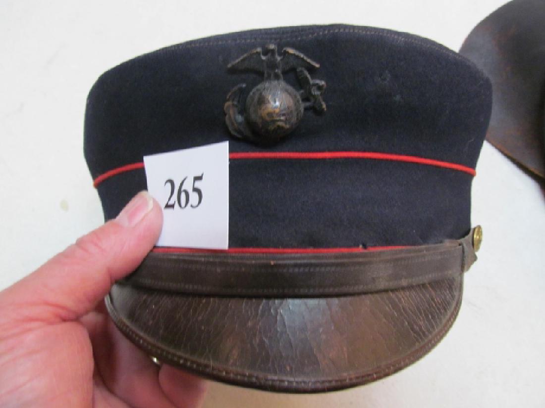WWI USMC Official Dress Blue Parade Cap (1 of 6)