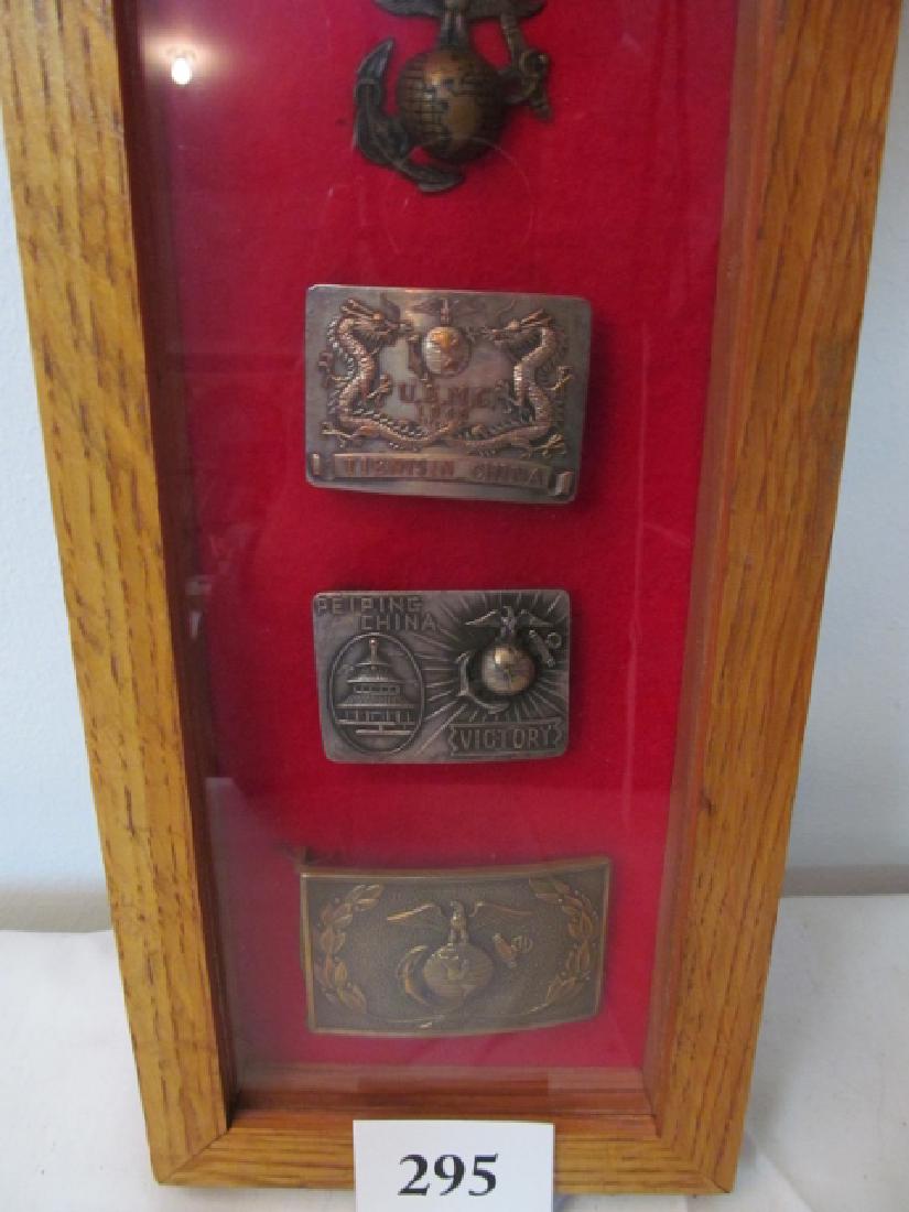 USMC Belt Buckles & EGA Insignia (1 of 4)