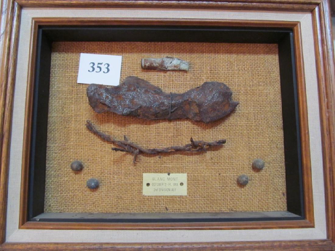 Framed Relics from Blanc Mont (1 of 2)