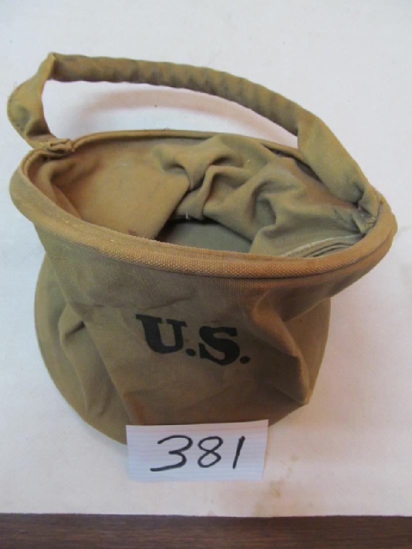 WWI US Canvas Water Bucket (1 of 3)