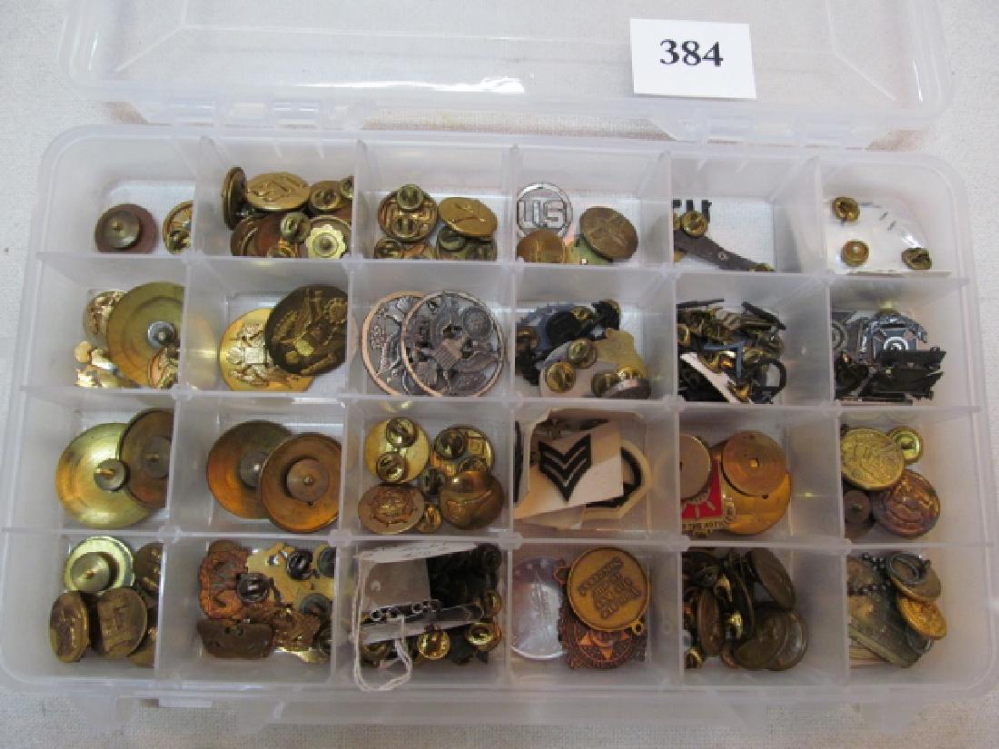 Large Lot of Hat & Collar Insignias (1 of 3)