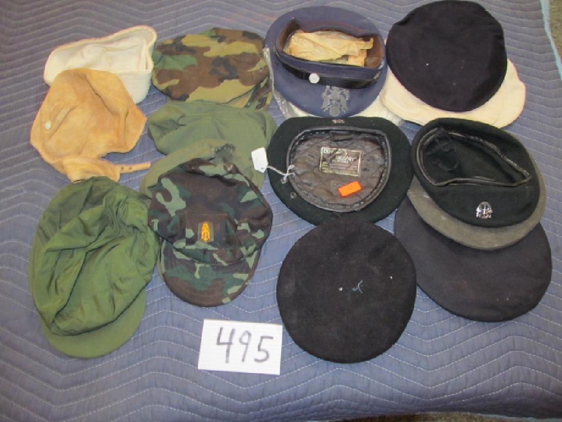 Job Lot: 7 Billed Light weight military caps (1 of 4)